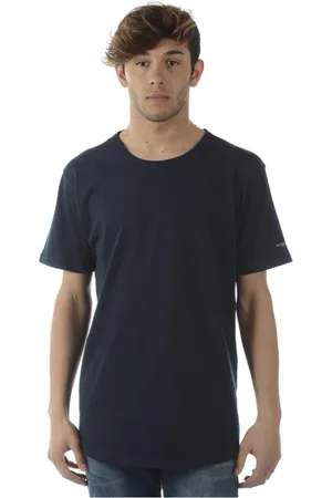 D.A. Daniele Alessandrini Tops, Heren, Blauw, S, Katoen, Sweatshirts