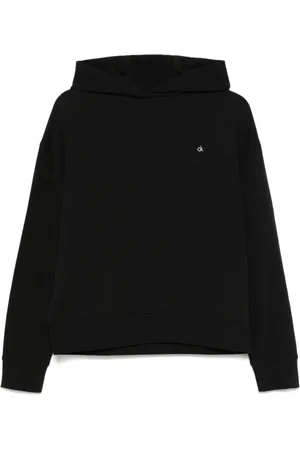 Calvin Klein Sweatshirts & Hoodies, Dames, Zwart, L, Katoen, Sweatshirt