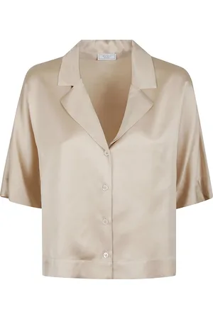 PESERICO SIGN Blouses & Shirts, Dames, , M, Neutrale Shirt voor veelzijdige outfits
