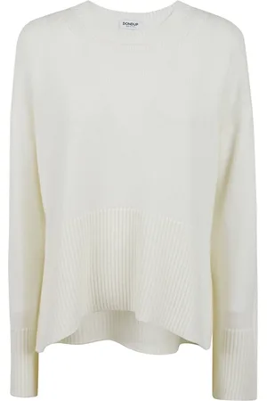 Dondup Truien, Dames, , S, Rondgebreide trui met ronde hals