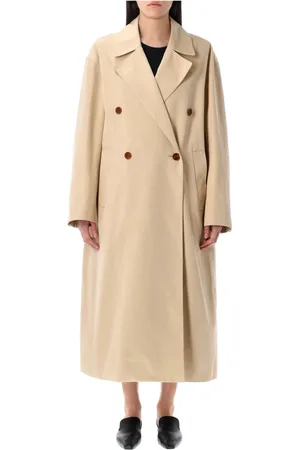 Low Classic Mantels, Dames, , S, Katoen, Dubbele Trenchcoat Buitenkleding