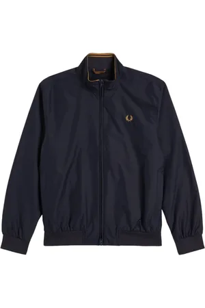 Fred Perry Jassen, Heren, Blauw, S, Nylon, Blauw Sportjack