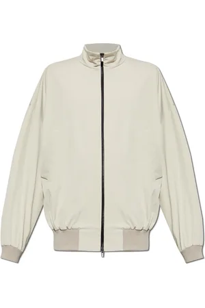 FEAR OF GOD Jassen, Heren, Grijs, L, Jacket met Opstaande Kraag