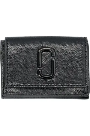 Marc Jacobs Accessoires, Dames, Zwart, ONE Size, Leer, The Utility Snapshot DTM Mini Trifold Wallet