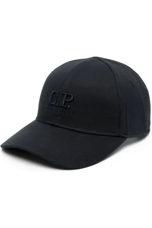 C.P. Company Accessoires, Heren, Blauw, ONE Size, Katoen, Gabardine Logo Cap