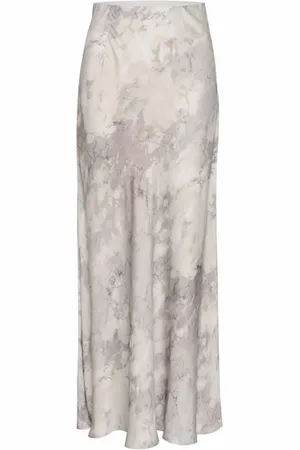 Gestuz Rokken, Dames, Grijs, M, Elegante Grey Marble Rok