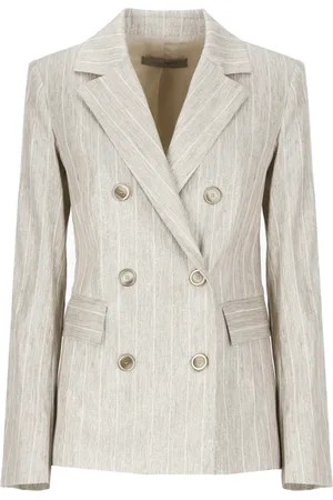 D.EXTERIOR Jassen, Dames, Geel, S, Gouden Viscose Blend Blazer Vrouw