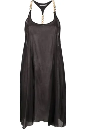 Stella McCartney Kleedjes, Dames, Zwart, M, Katoen, Korte Jurk