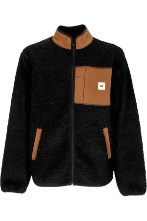 Caterpillar Sport, Heren, Zwart, S, Polyester, Sherpa Zip Jas Zwart