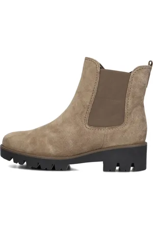Gabor Schoenen, Dames, , 38 1/2 EU, Suède, Taupe Suède Chelsea Boots
