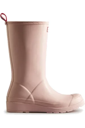Hunter Schoenen, Dames, Roze, 37 EU, Polyester, Original Play Tall Wellington Laarzen