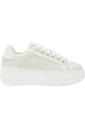 Furla Schoenen, Dames, Wit, 38 EU, Leer, Nuage Lace-Up Sneakers