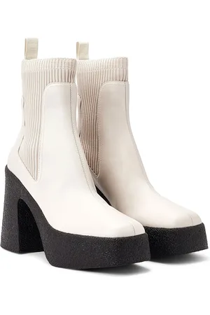 Stella McCartney Schoenen, Dames, , 39 EU, Leer, Leren Enkellaarsjes