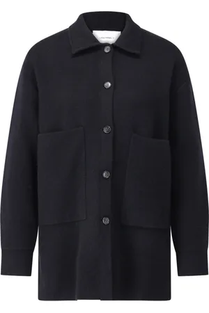 Lisa Yang Jassen, Dames, Zwart, S, Cashmere Overshirt Julianne