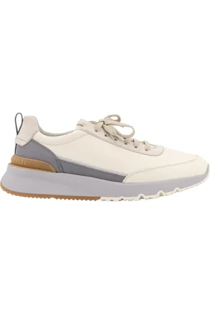 Brunello Cucinelli Schoenen, Heren, Wit, 43 EU, Leer, Leren Sneakers