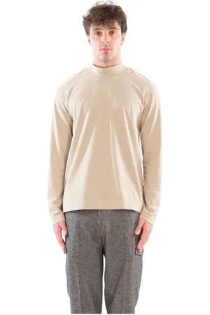 Circolo Tops, Heren, , L, Kasjmier, Zacht Jersey Long Sleeve T-shirt