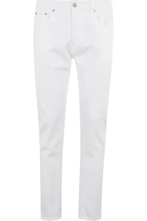 Dondup Jeans, Heren, Wit, W31, Katoen, Cotton Drill Broek