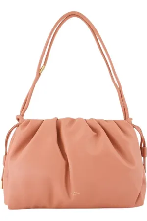 A.P.C. Tassen, Dames, Roze, ONE Size, Katoen, Roze Ninon Schoudertas Synthetisch Materiaal