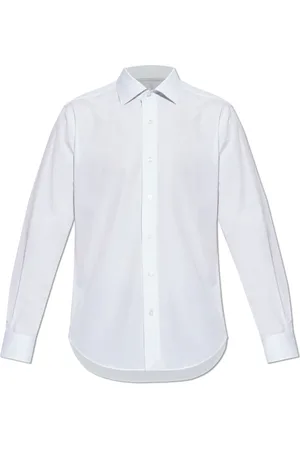 ELEVENTY Overhemden, Heren, Wit, 3Xl, Katoen, Katoenen Overhemd