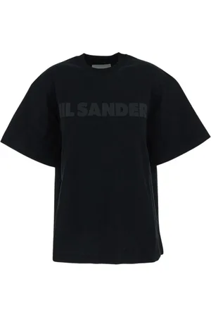 Jil Sander Tops, Dames, Zwart, L, Damesmode T-shirt