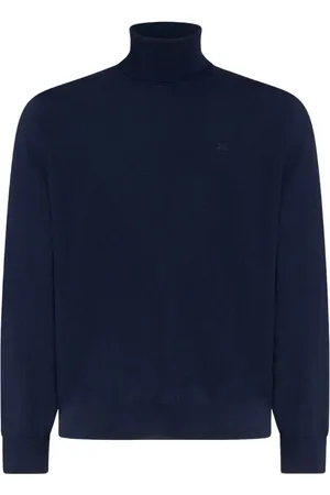 Etro Truien, Heren, Blauw, L, Turtleneck Truien
