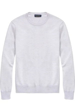 Brooks Brothers Sweatshirts & Hoodies, Heren, Paars, L, Katoen, Supima Cotton Crewneck Sweater