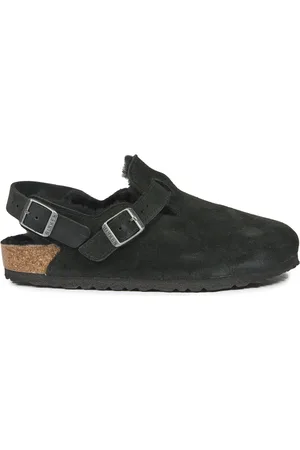 Birkenstock Schoenen, Heren, Zwart, 36 EU, Suède, Mules Tokio