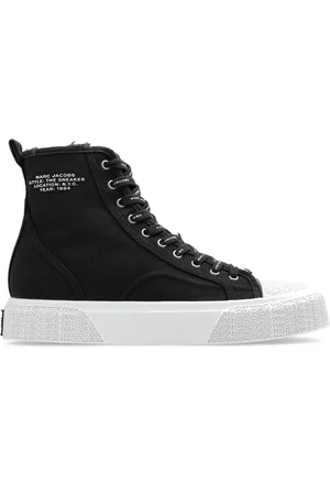 Marc Jacobs Schoenen, Dames, Grijs, 38 EU, Enkelhoge sportschoenen