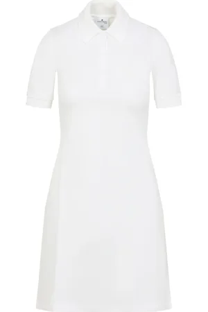 Courrèges Kleedjes, Dames, Wit, S, Katoen, Katoenen Jurk
