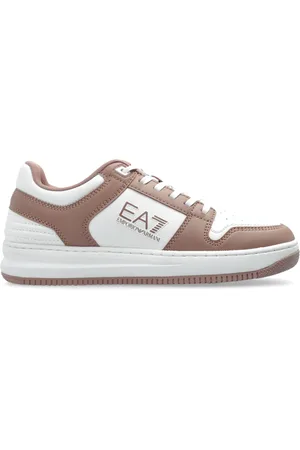 EA7 Schoenen, Dames, Roze, 37 EU, Leer, Slasher Sneakers