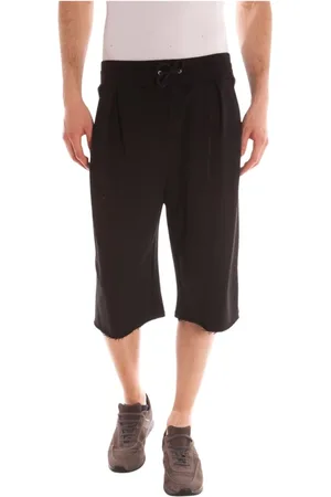 D.A. Daniele Alessandrini Korte broeken, Heren, Zwart, S, Katoen, Francisco ST Bermuda Shorts