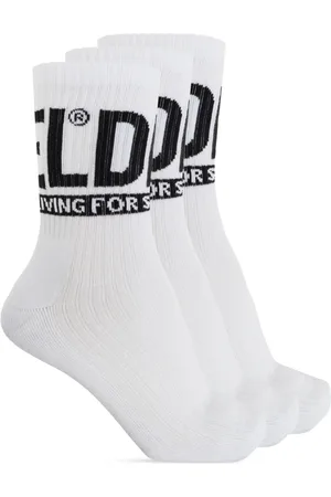 Diesel Ondergoed, Heren, Grijs, M, Katoen, Three-pack sokken Skm-Ray-3Pack-Cushioned
