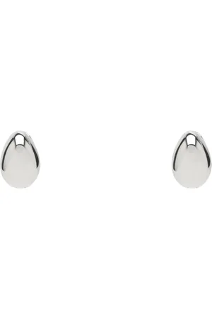 COPERNI Accessoires, Dames, Grijs, ONE Size, Logo Oorbellen