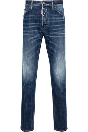 Dsquared2 Jeans, Heren, Blauw, L, Katoen, 5 Pocket Broek