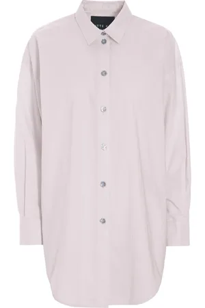 Bitte Kai Rand Blouses & Shirts, Dames, Roze, S, Katoen, Core Katoenen Shirt