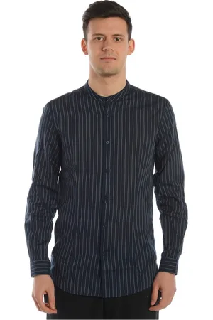 D.A. Daniele Alessandrini Overhemden, Heren, Blauw, M, Riandolo Overhemd