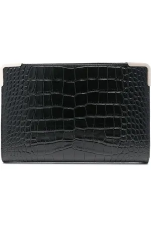 A.P.C. Tassen, Dames, Zwart, ONE Size, Stijlvolle zwarte clutch