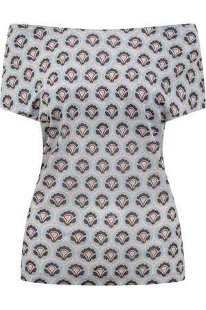 Etro Blouses & Shirts, Dames, Veelkleurig, L, Pattern In Blue