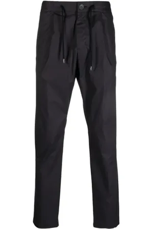 HERNO Broeken, Heren, Blauw, M, Katoen, Rechte broek