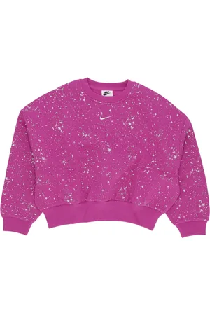 Nike Sweatshirts & Hoodies, Dames, Paars, M, Katoen, Zoete Sweatshirt Fleece Crewneck Hot