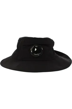 C.P. Company Accessoires, unisex, Zwart, M, Stijlvolle Zwarte Polyamide Hoed