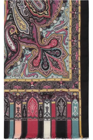 Etro Accessoires, Dames, Veelkleurig, ONE Size, Kasjmier, Luxueuze Sjaal van Kasjmier en Zijde