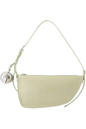 Burberry Tassen, Dames, , ONE Size, Katoen, Shield Sling Mini Wallet on Chain