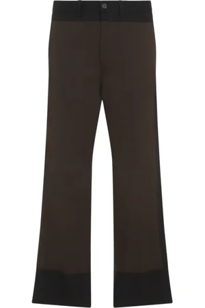 Marni Broeken, Heren, Zwart, XL, Wol, Wijde broek