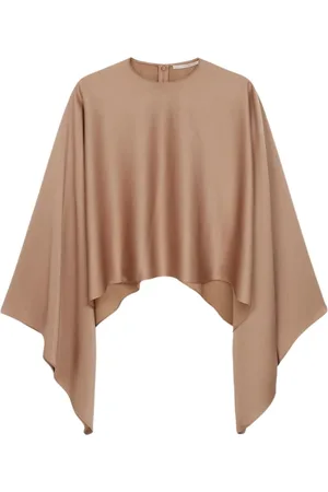 Stella McCartney Blouses & Shirts, Dames, Bruin, L, Leer, Blouse