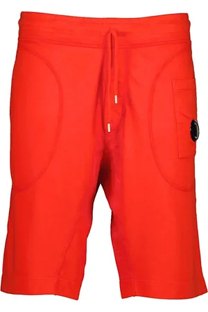 C.P. Company Korte broeken, Heren, Rood, M, Katoen, Stijlvolle Bermuda Shorts