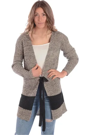 Liu Jo Truien, Dames, Zwart, XL, Katoen, Elegante Cardigan