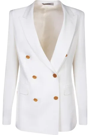 TAGLIATORE Jassen, Dames, Wit, L, Jacket