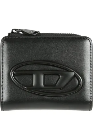 Diesel Accessoires, Heren, Zwart, ONE Size, Kaarthouder Zip Wallet