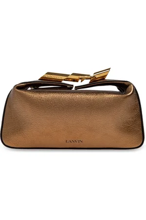 Lanvin Tassen, Dames, Geel, ONE Size, Leer, Haute Sequence Handtas
